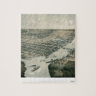 Puzzle Green Bay le Wisconsin 1867