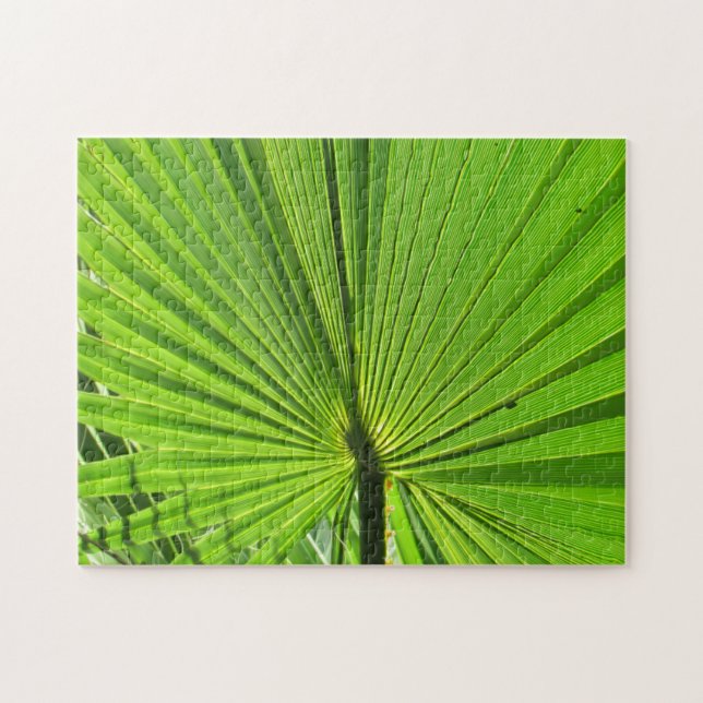 Puzzle - Green Palm Leaf (Horizontal)