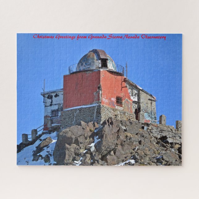 Puzzle Grenade Sierra Nevada. voeux de Noël (Horizontal)