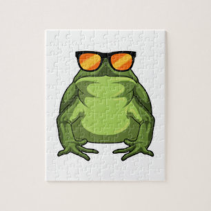 Puzzle Grenouille avec lunettes de soleil