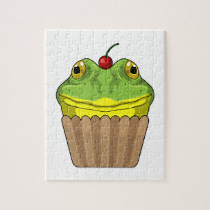 Puzzle Grenouille avec muffin