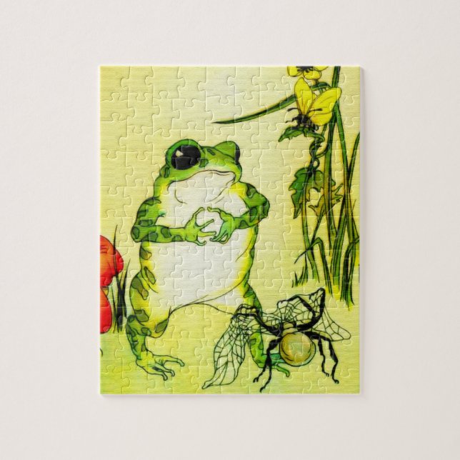 Puzzle Grenouille de tache de rousseur (Vertical)