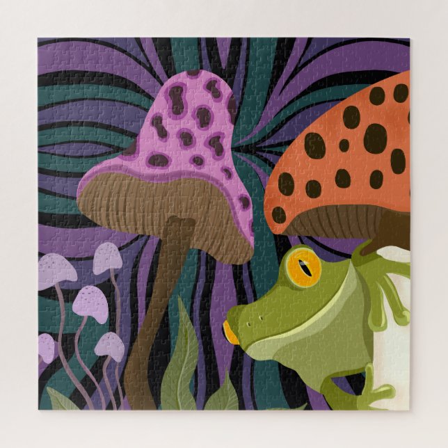 Puzzle Grenouille Et Champignons Des Arbres Whims (Vertical)