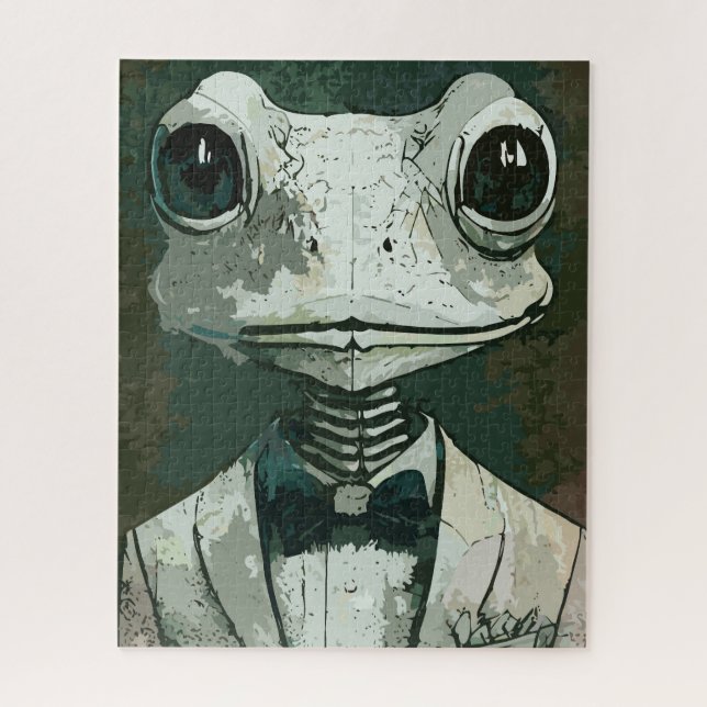 Puzzle Grenouille intellectuelle (Vertical)