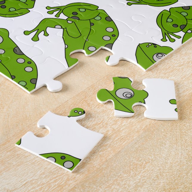 Puzzle Grenouille verte (Côté)