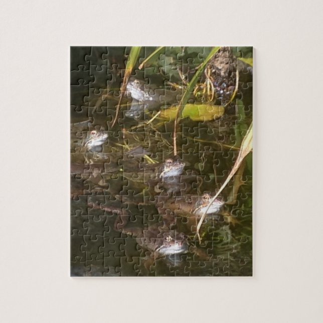 Puzzle Grenouilles, grenouilles et autres grenouilles (Vertical)