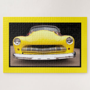 Puzzle Grillade de dents de Hotrod jaune