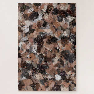Puzzle Gris, Brown et noir