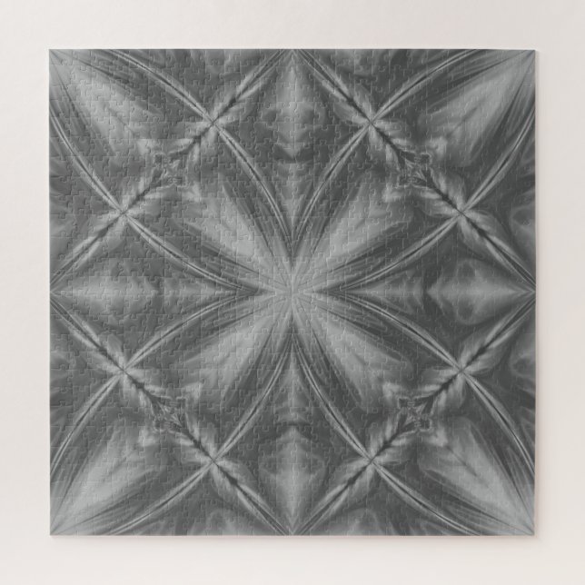 Puzzle Gris Monochrome gris nuageux Motif Abstrait (Vertical)