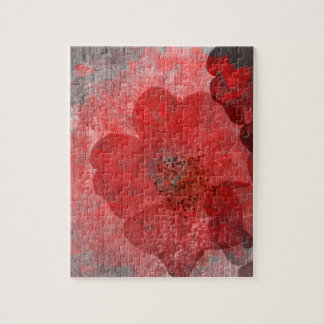 Puzzle Gris rouge noir Grunge Digital Graphic Art Design