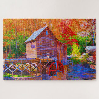 Puzzle Grist Mill, Glade Creek West Virginia
