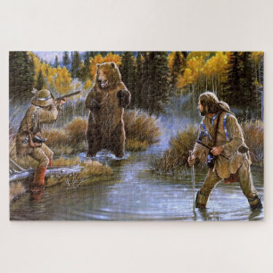Puzzle Grizzly Bear Hunt Who's Hunting Who