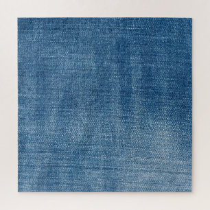 Puzzle Gros plan bleu jean texture