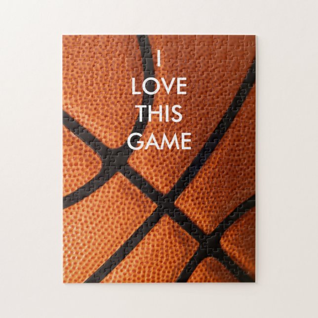 Puzzle Gros plan de basket-ball - Art sportif populaire (Vertical)