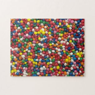 Puzzle gros plan de centaines et de milliers