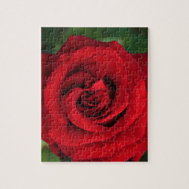 Puzzle Grosse Rose simple presque (Vertical)