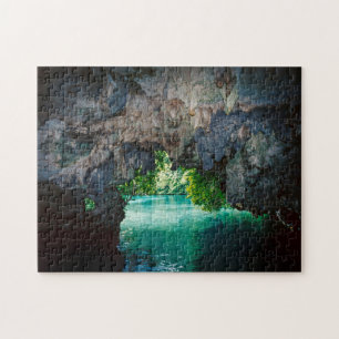 Puzzle Grotte De Bateaux À Airai, Palaos, Micronésie