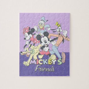 Puzzle Groupe Rétro Mickey & Amis