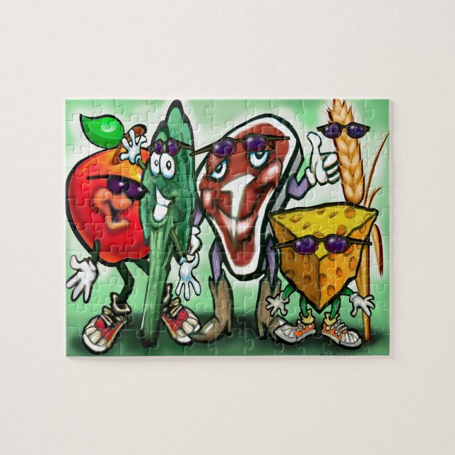 Puzzle Groupes alimentaires (Horizontal)