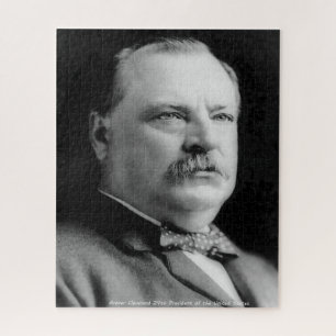 Puzzle Grover Cleveland 24ème Président de l'Amérique.