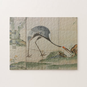 Puzzle Grues, pins, et bambou