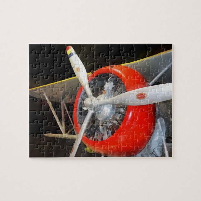 Puzzle Grumman F3F-2 Biplane (Horizontal)