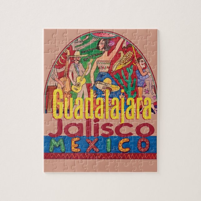 Puzzle GUADALAJARA Mexique (Vertical)