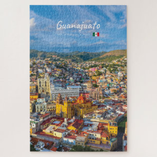 Puzzle Guanajuato, Mexique - Paysage urbain coloré