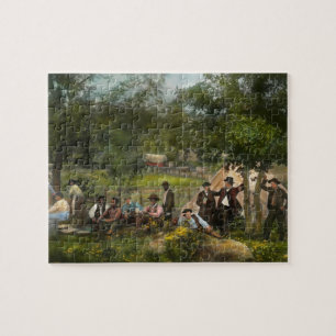 Puzzle Guerre de Sécession - camp du capitaine Huft 1865
