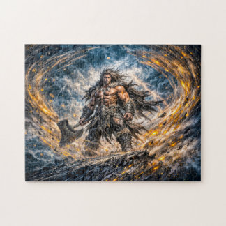 Puzzle Guerrier Berserker de Fantasy Dynamique avec Ba Pu