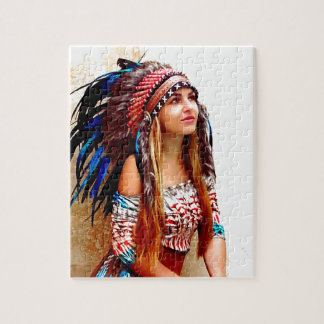 Puzzle Guerrier indien