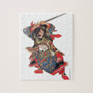 PUZZLE GUERRIER SAMOURAÏ JAPONAIS ANTIQUE