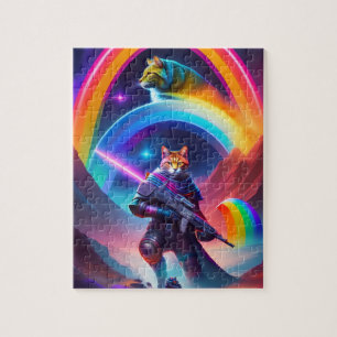 Puzzle Guerriers astronautes Futuristes de science-fictio