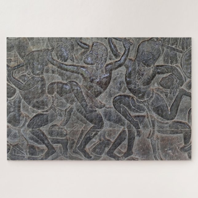 Puzzle Guerriers d'Angkor Vat (Horizontal)