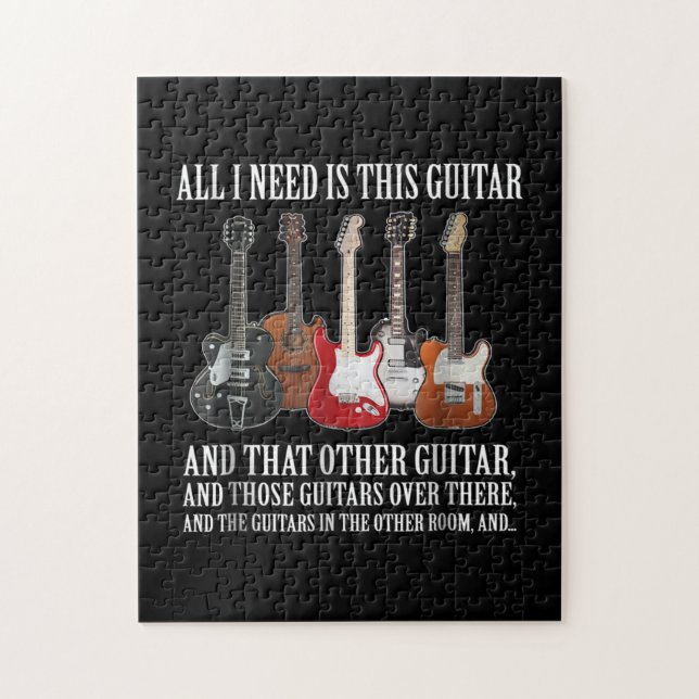 Puzzle Guitar | I Need Is This Guitar Any Musician (Vertical)