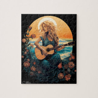 Puzzle guitare de plage
