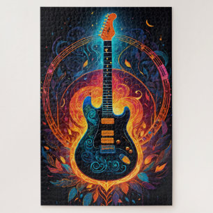 Puzzle Guitare électrique Sun Fire