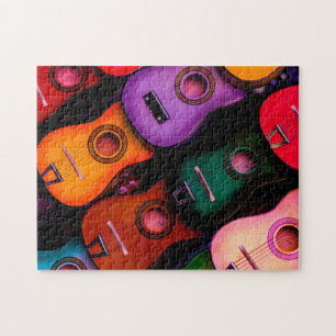Puzzle Guitares colorées