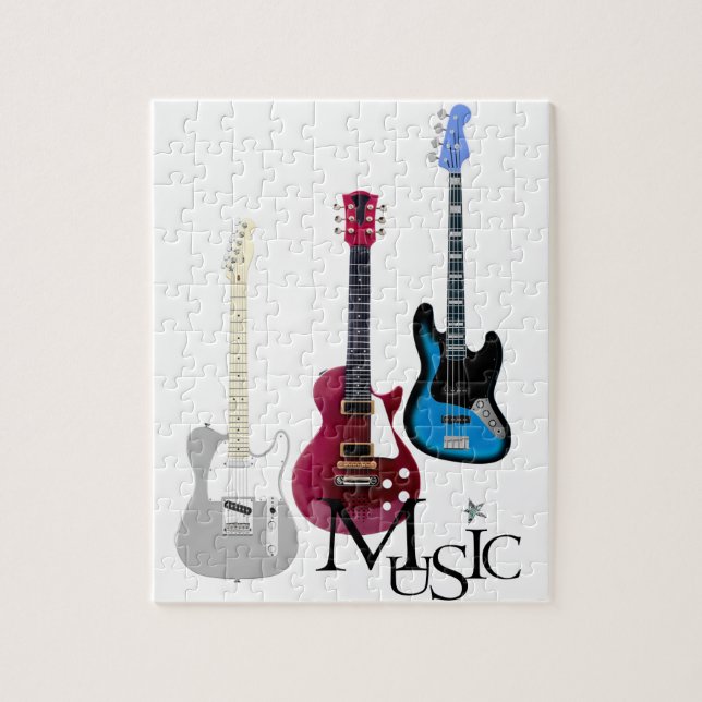 Puzzle "Guitares et Music" (Vertical)