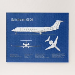 Puzzle Gulfstream G500 - Plan directeur de l'avion ABD
