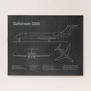 Puzzle Gulfstream G500 - Plan directeur de l'avion PD