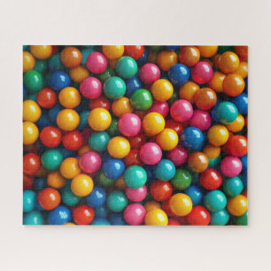Puzzle Gumballs gomme colorée et bonbons