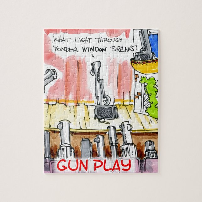 Puzzle GunPlay Drôle Cartoon (Vertical)