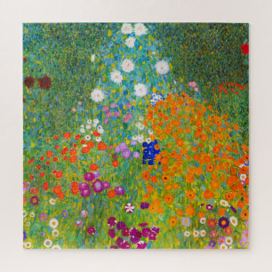 Puzzle Gustav Klimt Bauerngarten Flower Garden Art