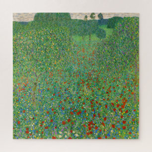 Puzzle Gustav Klimt - Champ de pavot