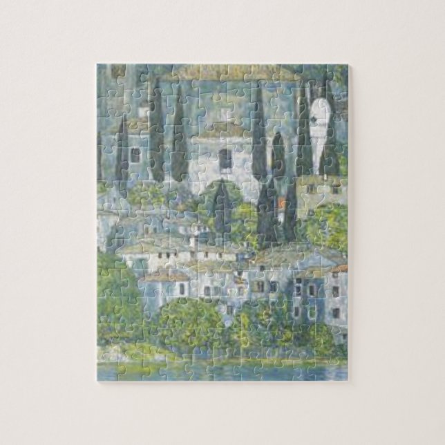 Puzzle Gustav Klimt - église dans l'oeuvre d'art de (Vertical)