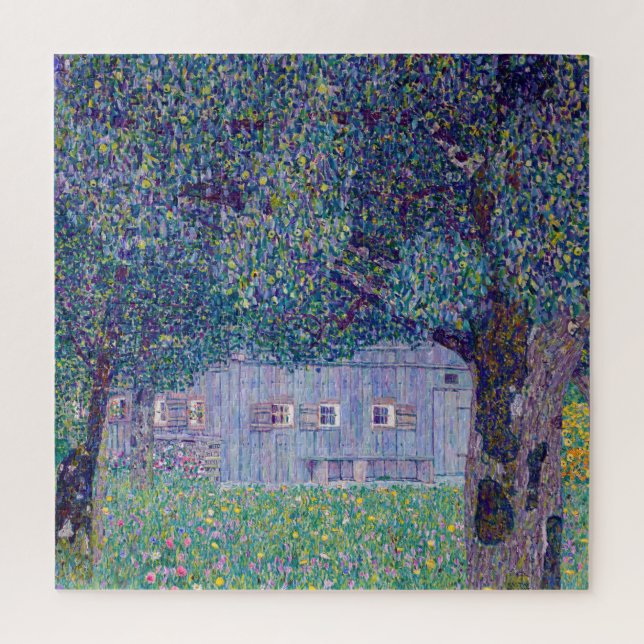 Puzzle Gustav Klimt - Ferme en Haute-Autriche (Vertical)