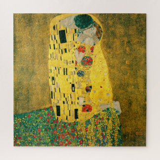 Puzzle Gustav Klimt Golden Art The Kiss for Lovers