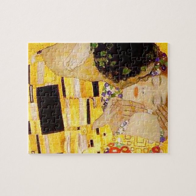 Puzzle Gustav Klimt La Peinture Classique Du Kiss (Horizontal)