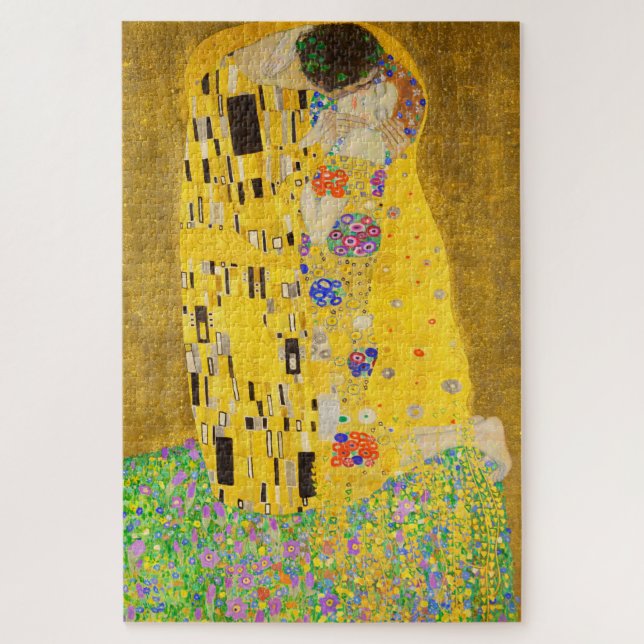 Puzzle Gustav Klimt Le Beau Art Du Baiser (Vertical)